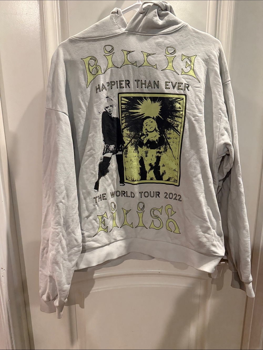 Billie Eilish Happier than Ever tour hoodie